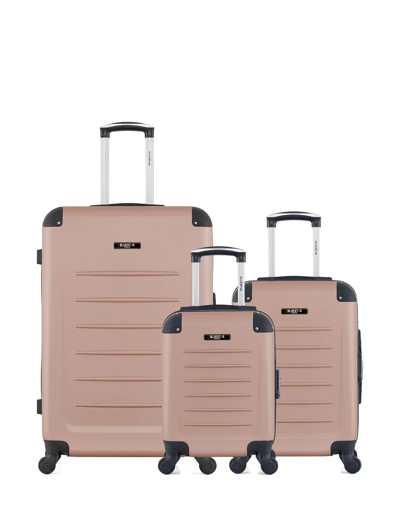 BLUESTAR - 3er-Pack - Großer Koffer, Handgepäck und Handgepäck XXS OPERA