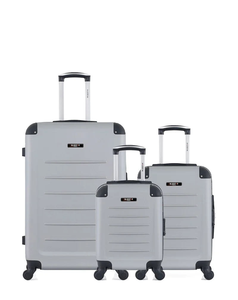 BLUESTAR - 3er-Pack - Großer Koffer, Handgepäck und Handgepäck XXS OPERA