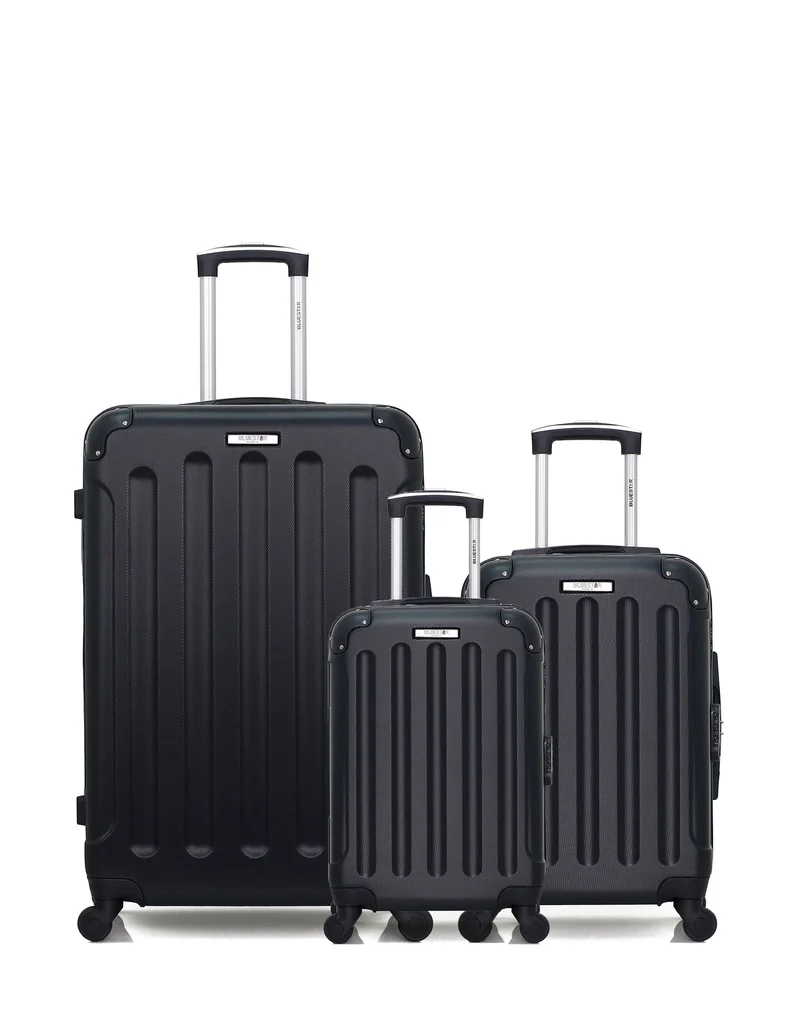 BLUESTAR - 3er-Pack – Großer Koffer, Handgepäck und Handgepäck XXS MADRID