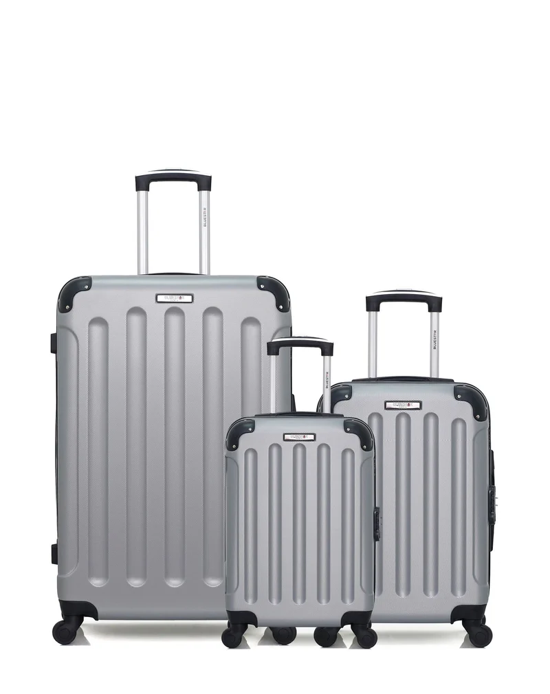 BLUESTAR - 3er-Pack – Großer Koffer, Handgepäck und Handgepäck XXS MADRID