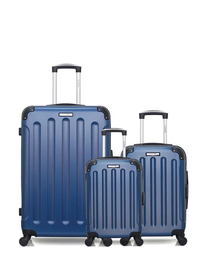 BLUESTAR - 3er-Pack – Großer Koffer, Handgepäck und Handgepäck XXS MADRID