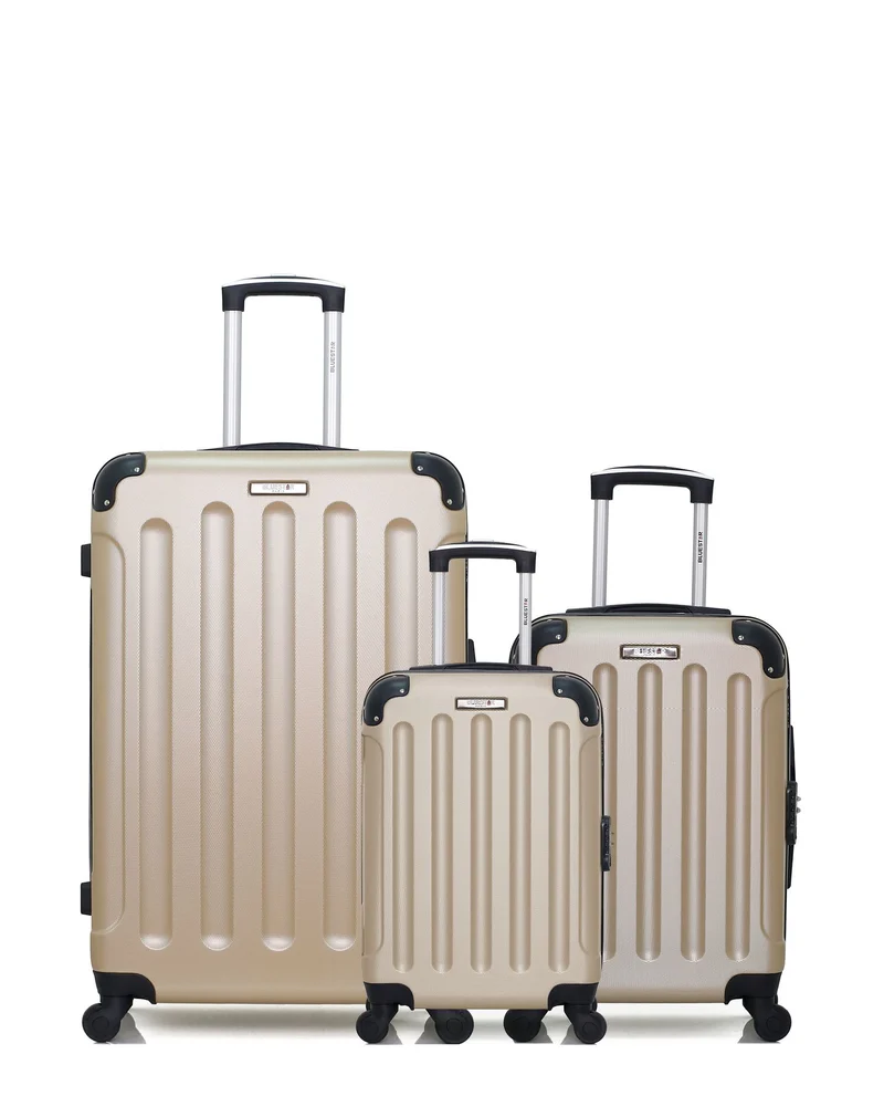 BLUESTAR - 3er-Pack – Großer Koffer, Handgepäck und Handgepäck XXS MADRID