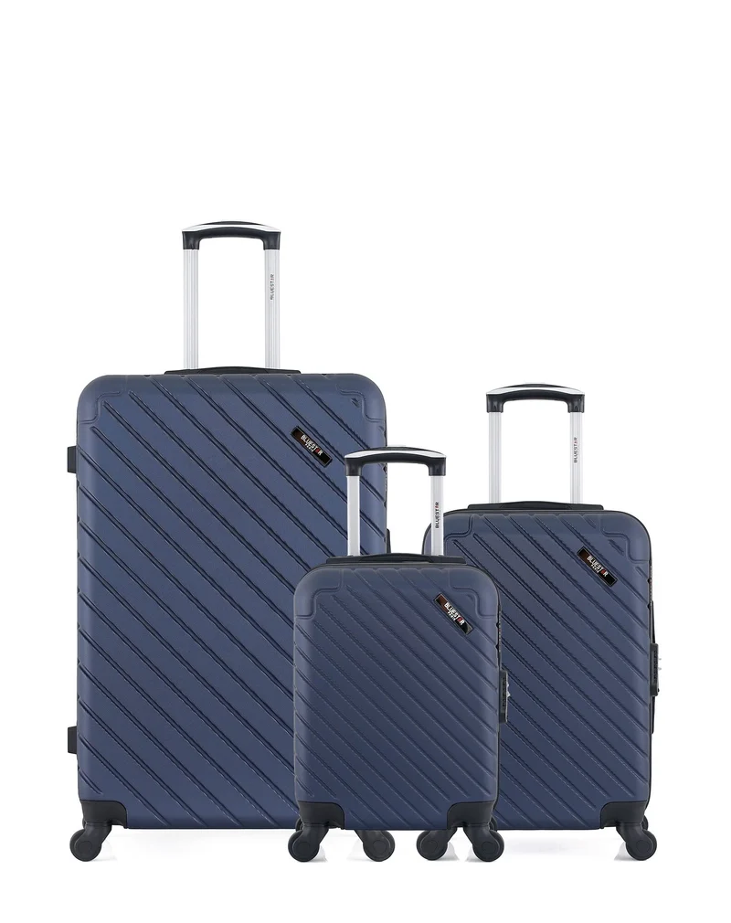 BLUESTAR - 3er-Pack – Großer Koffer, Handgepäck und Handgepäck XXS CITE