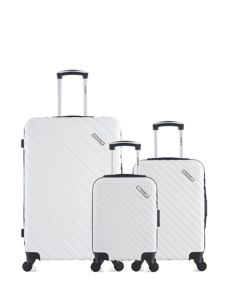 BLUESTAR - 3er-Pack – Großer Koffer, Handgepäck und Handgepäck XXS CITE