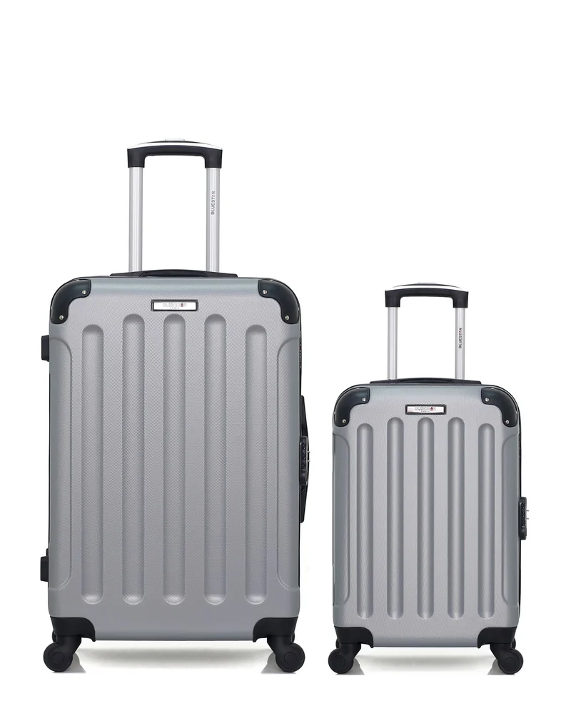 BLUESTAR – 2er-Pack – Mittelgroßer Koffer und Handgepäck XXS MADRID