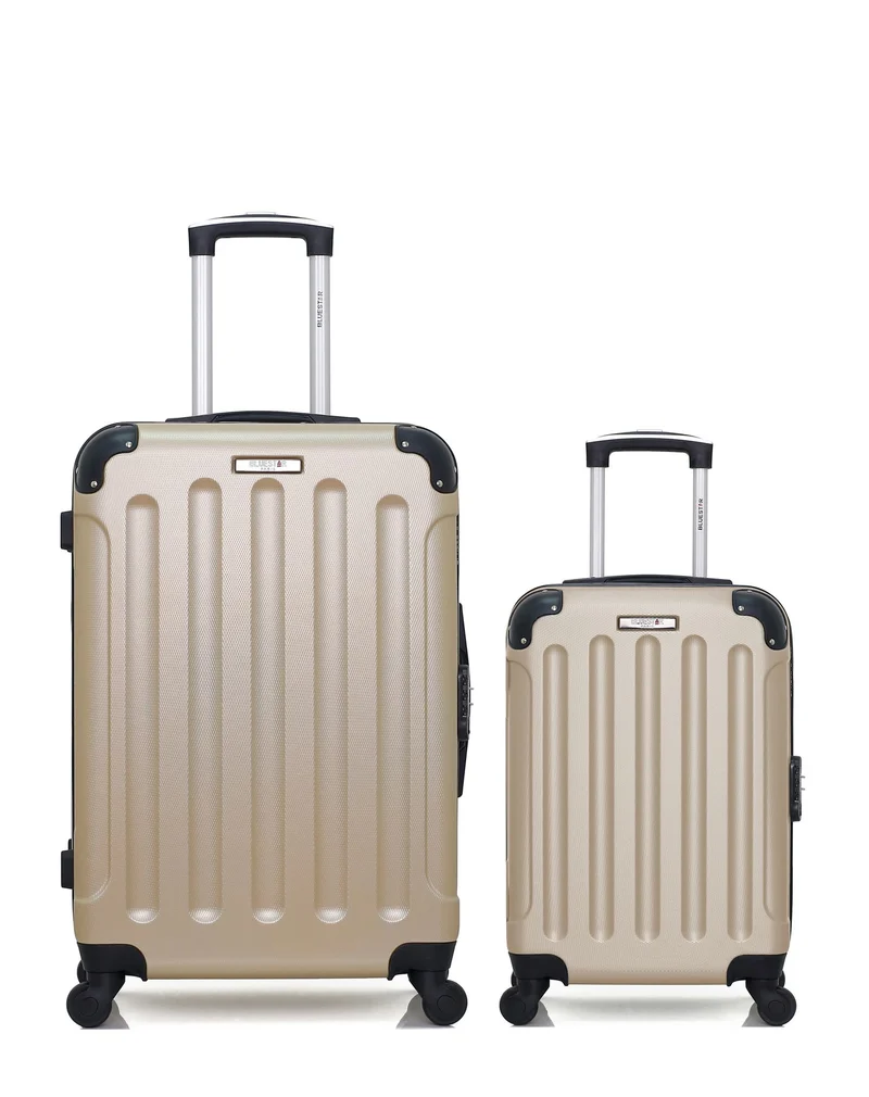 BLUESTAR – 2er-Pack – Mittelgroßer Koffer und Handgepäck XXS MADRID
