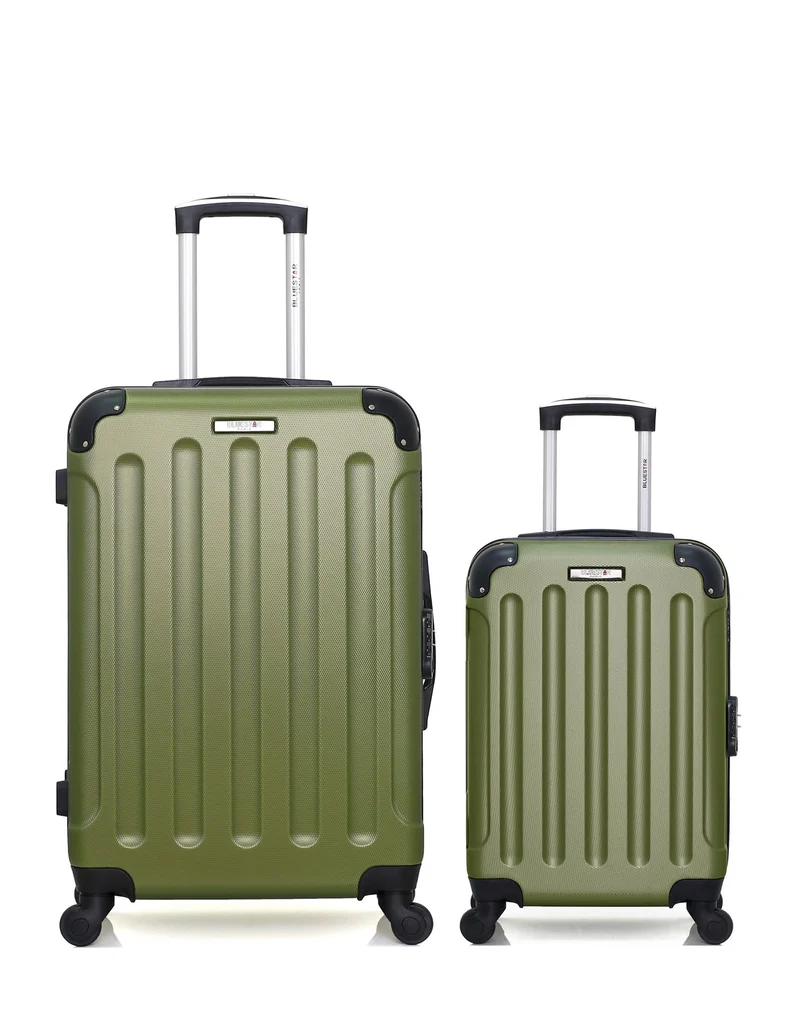 BLUESTAR – 2er-Pack – Mittelgroßer Koffer und Handgepäck XXS MADRID