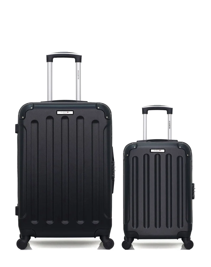 BLUESTAR – 2er-Pack – Mittelgroßer Koffer und Handgepäck XXS MADRID