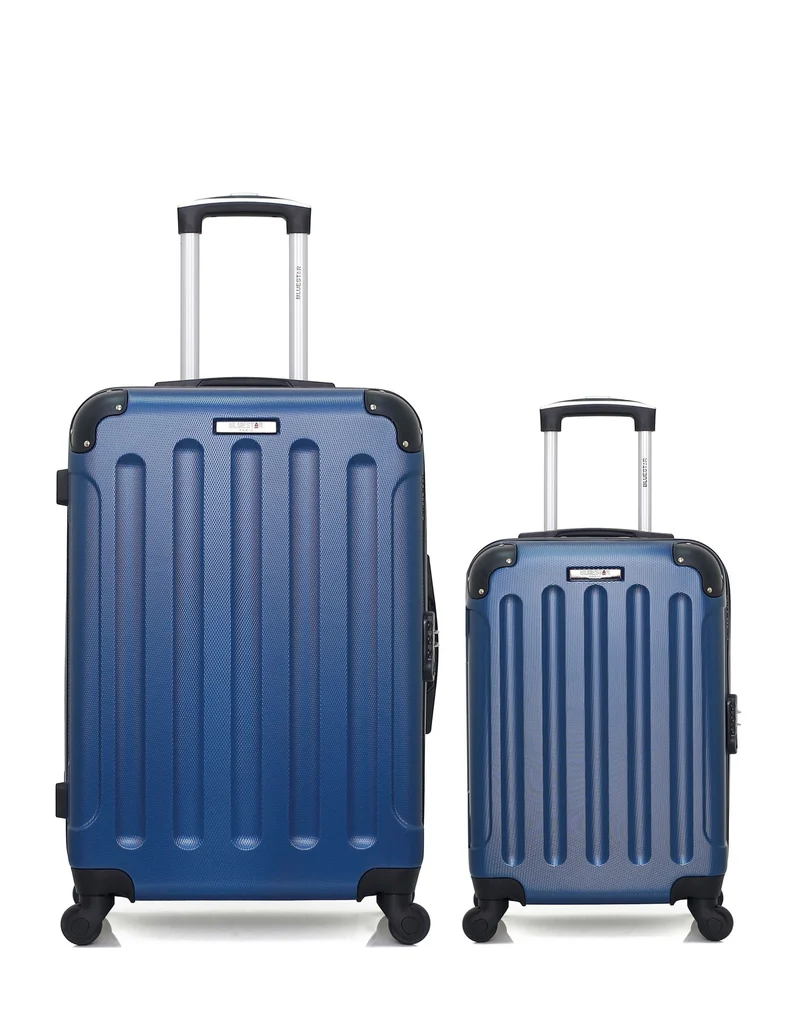 BLUESTAR – 2er-Pack – Mittelgroßer Koffer und Handgepäck XXS MADRID