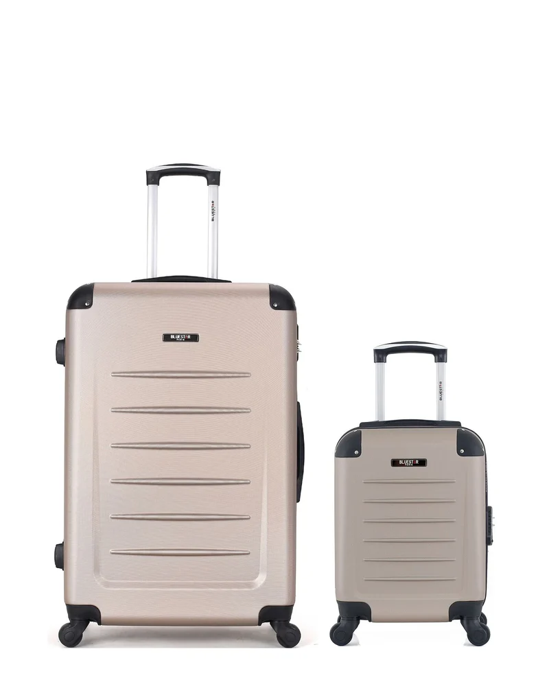 BLUESTAR – 2er-Pack – Großer Koffer und Handgepäck XXS OPERA