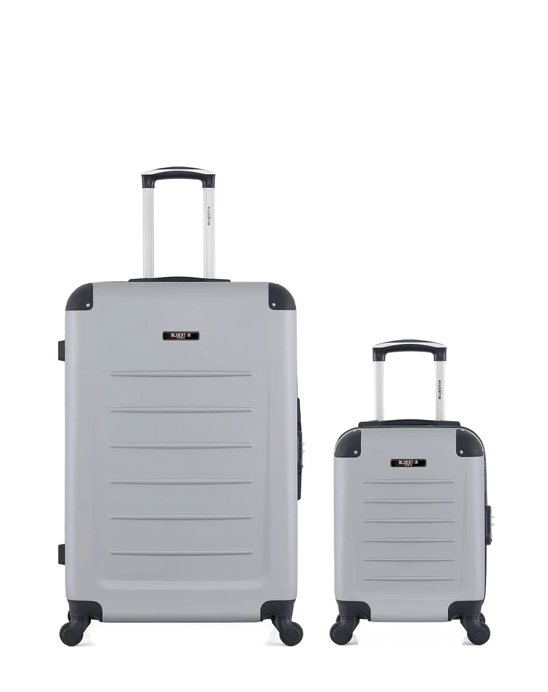 BLUESTAR – 2er-Pack – Großer Koffer und Handgepäck XXS OPERA