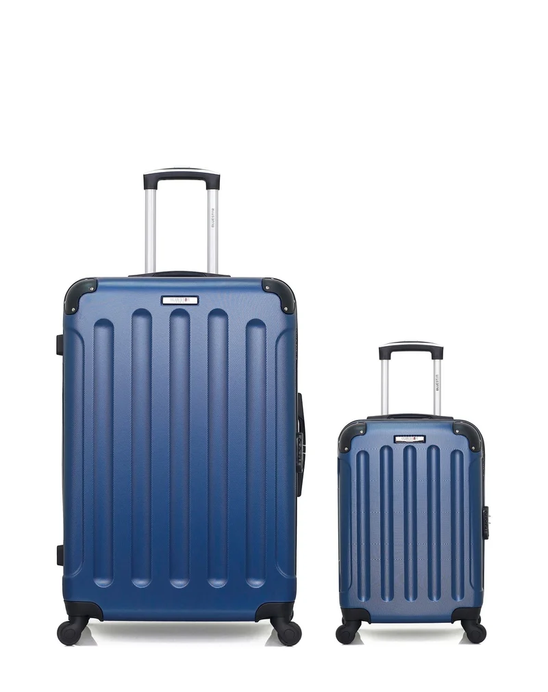 BLUESTAR – 2er-Pack – Großer Koffer und Handgepäck XXS MADRID