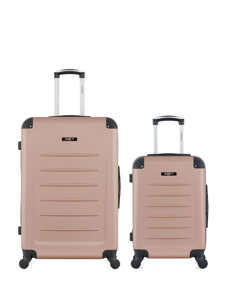 BLUESTAR – 2er-Pack – Großer Koffer und Handgepäck OPERA
