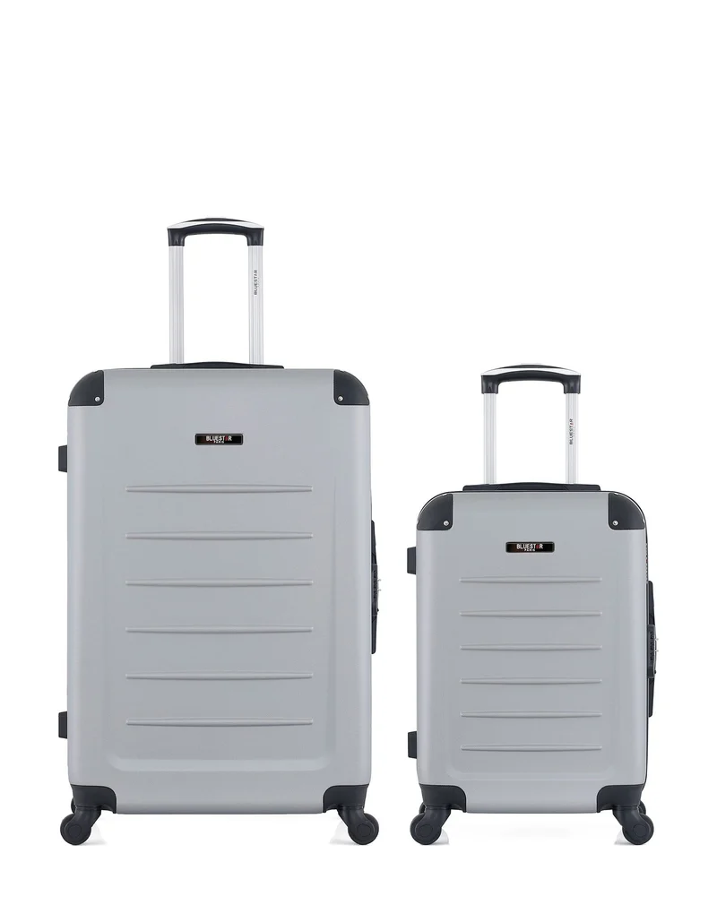 BLUESTAR – 2er-Pack – Großer Koffer und Handgepäck OPERA