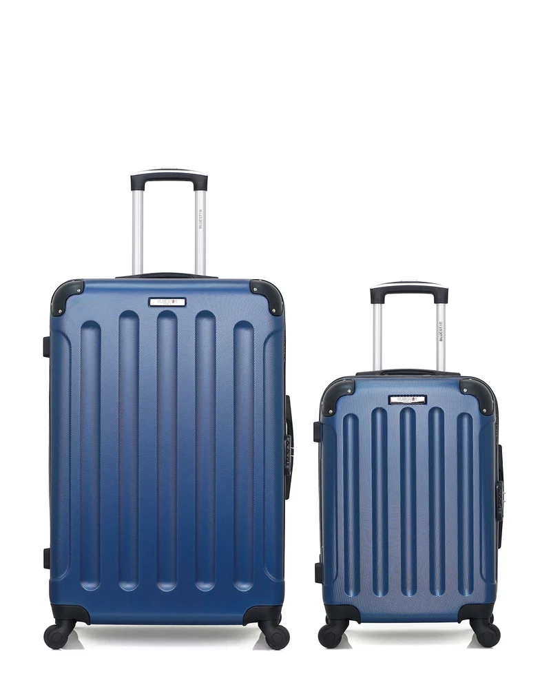 BLUESTAR – 2er-Pack – Großer Koffer und Handgepäck MADRID