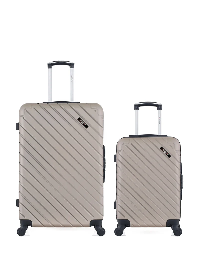 BLUESTAR – 2er-Pack – Großer Koffer und Handgepäck CITE