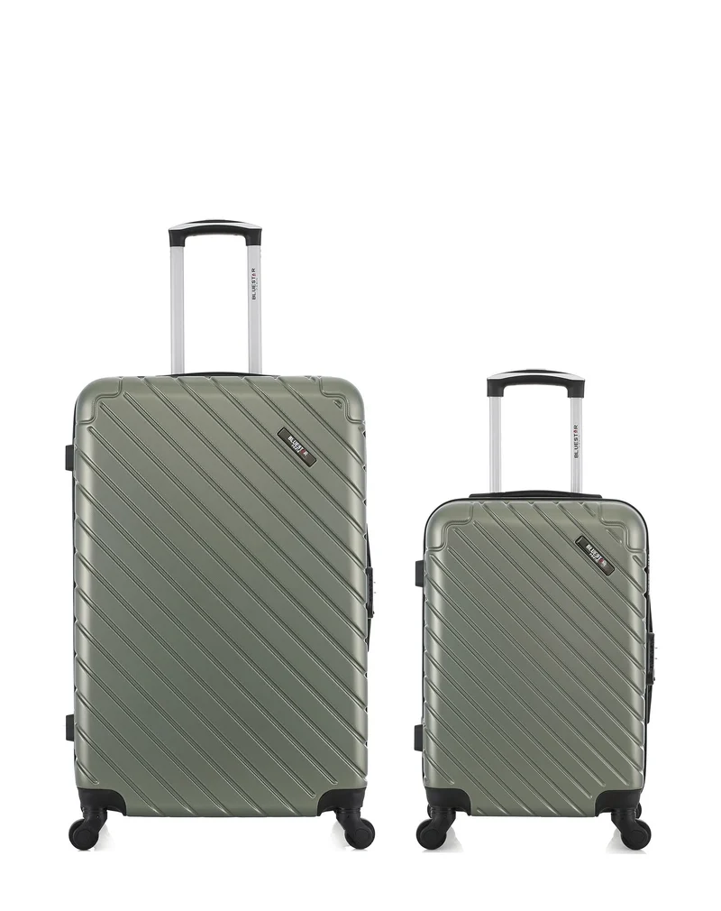 BLUESTAR – 2er-Pack – Großer Koffer und Handgepäck CITE