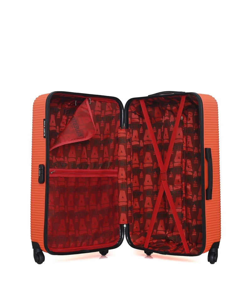 BLUESTAR – 3er-Pack – Großer Koffer, mittelgroßer Koffer und Handgepäck LONDON