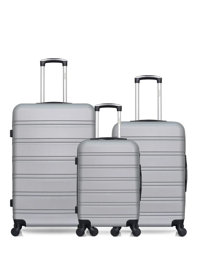 HERO – 3er-Pack - Großer, mittelgroßer und Handgepäck-Koffer RENOSO