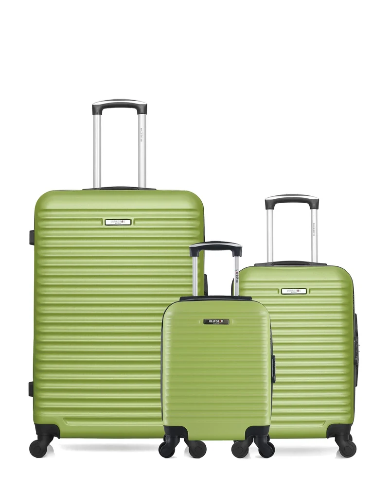 BLUESTAR – 3er-Pack – Großer Koffer, Handgepäck und Handgepäck XXS-BRAZILIA