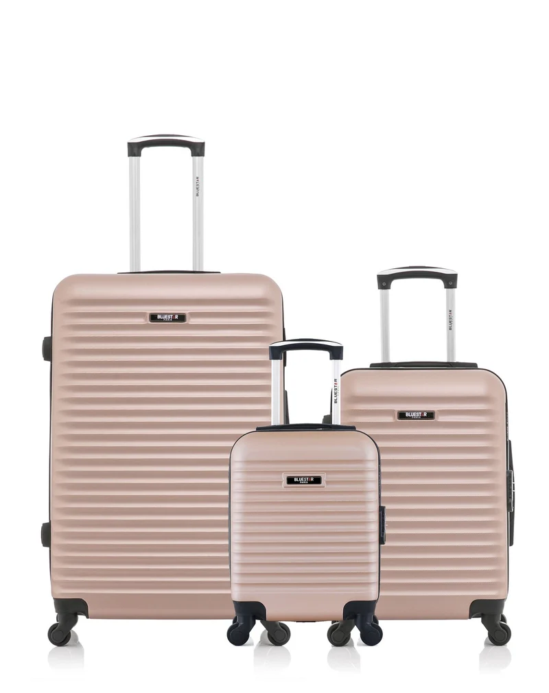 BLUESTAR – 3er-Pack – Großer Koffer, Handgepäck und Handgepäck XXS-BRAZILIA