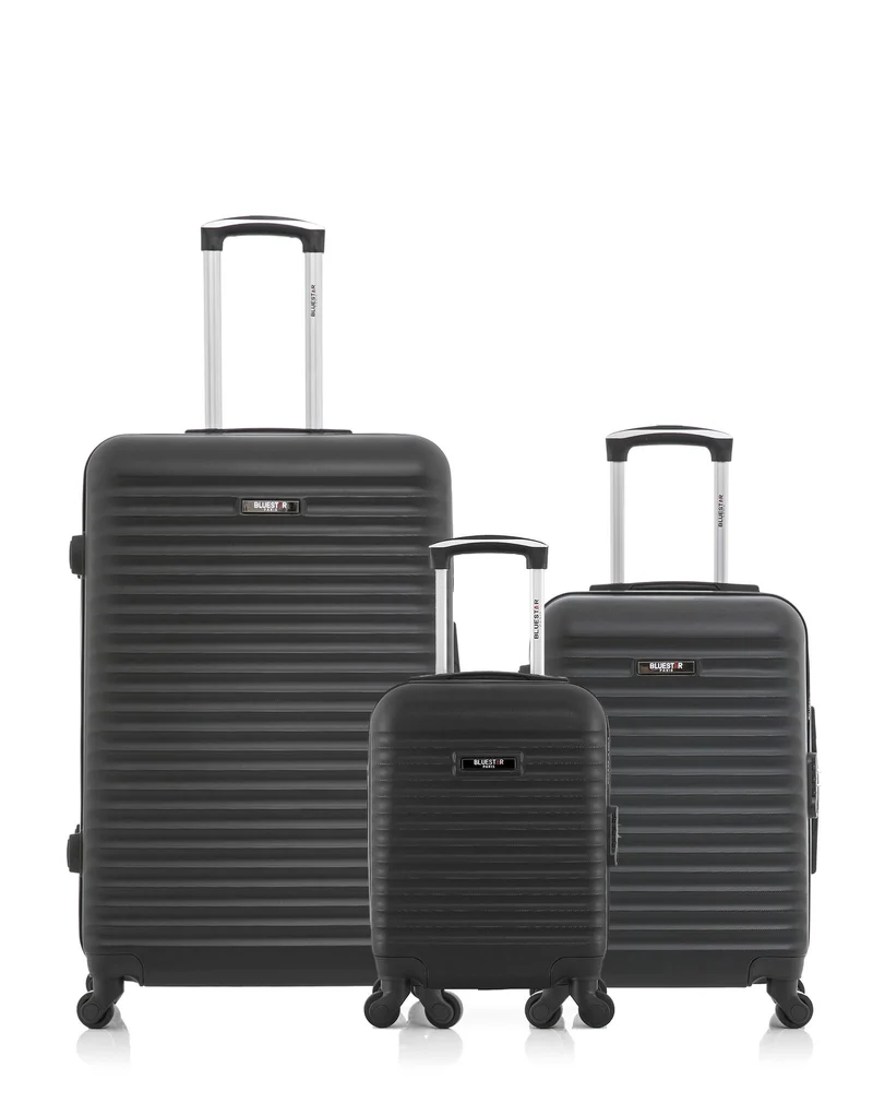 BLUESTAR – 3er-Pack – Großer Koffer, Handgepäck und Handgepäck XXS-BRAZILIA