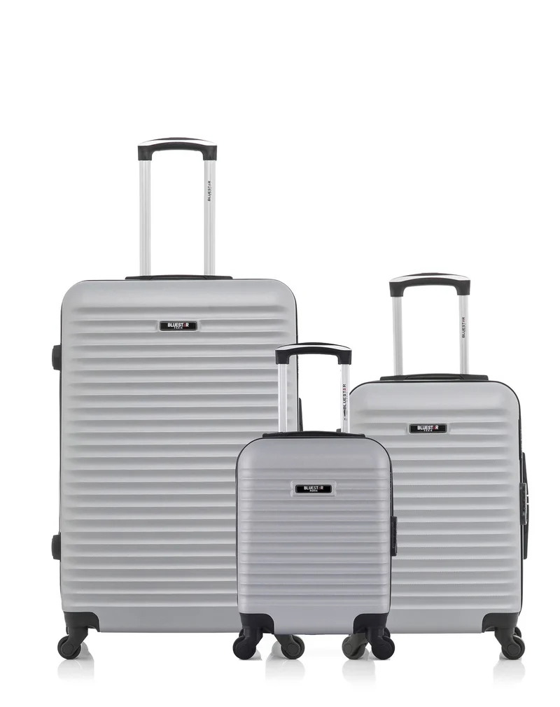 BLUESTAR – 3er-Pack – Großer Koffer, Handgepäck und Handgepäck XXS-BRAZILIA