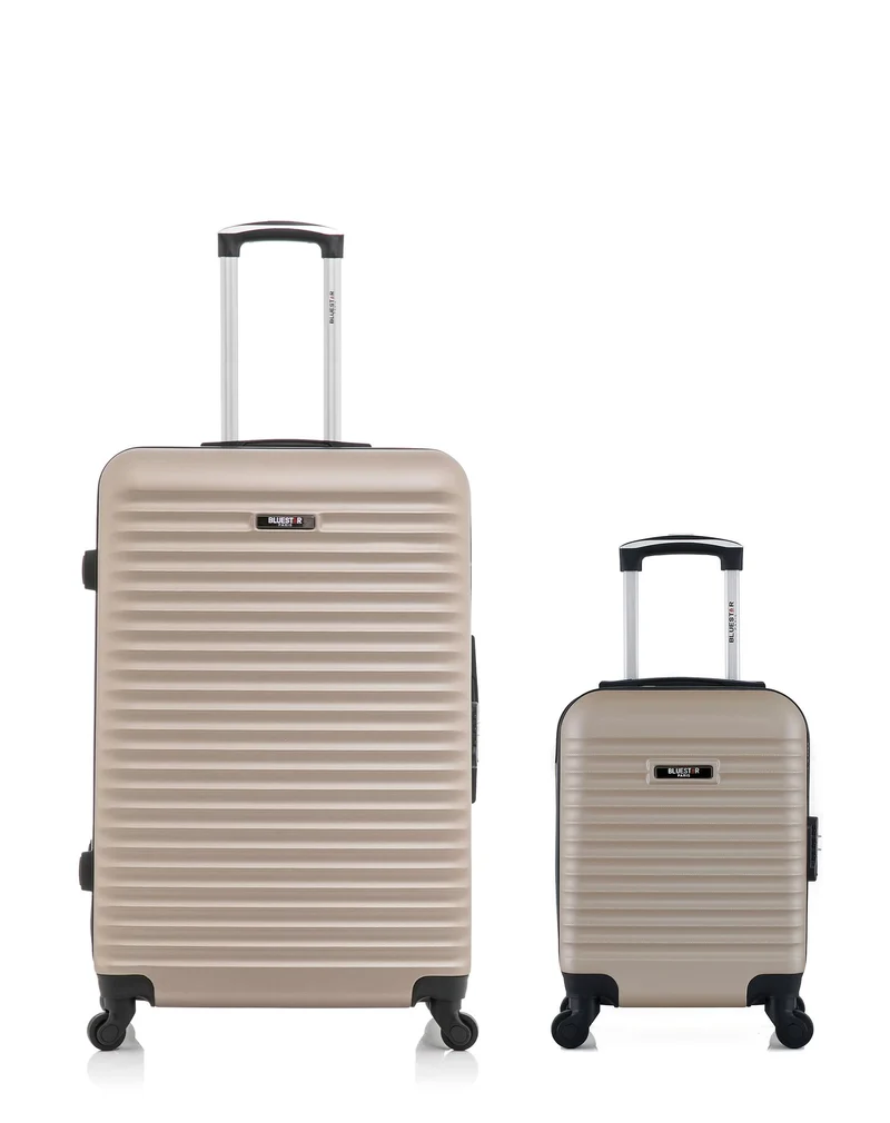 BLUESTAR - 2er-Pack - Großer Koffer und Handgepäck XXS BRAZILIA
