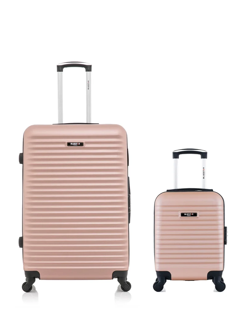 BLUESTAR - 2er-Pack - Großer Koffer und Handgepäck XXS BRAZILIA
