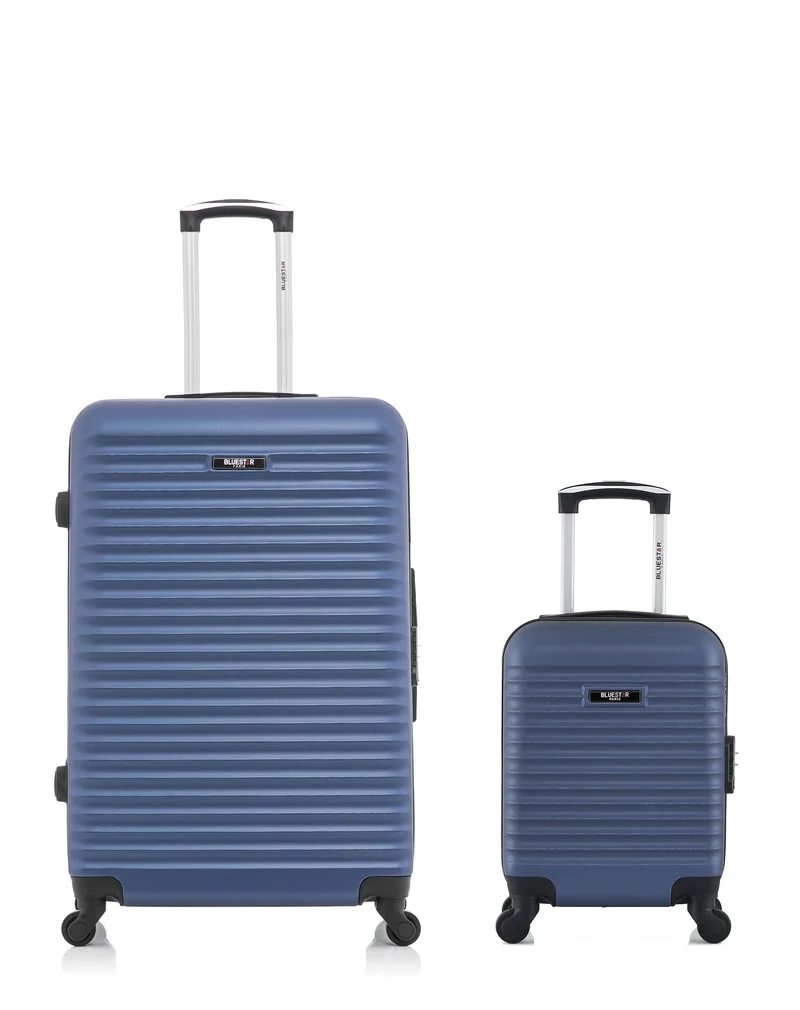 BLUESTAR - 2er-Pack - Großer Koffer und Handgepäck XXS BRAZILIA