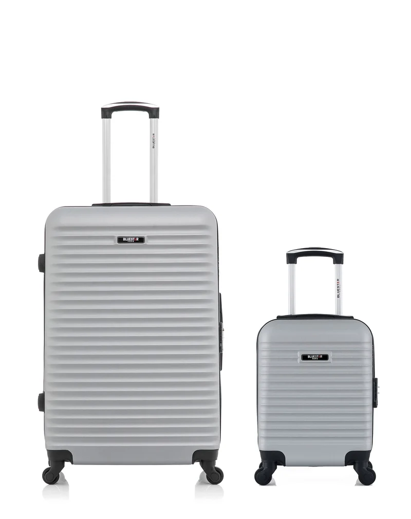 BLUESTAR - 2er-Pack - Großer Koffer und Handgepäck XXS BRAZILIA