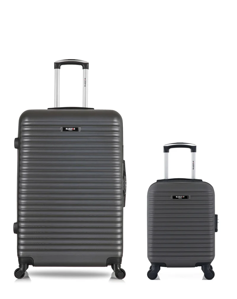 BLUESTAR - 2er-Pack - Großer Koffer und Handgepäck XXS BRAZILIA