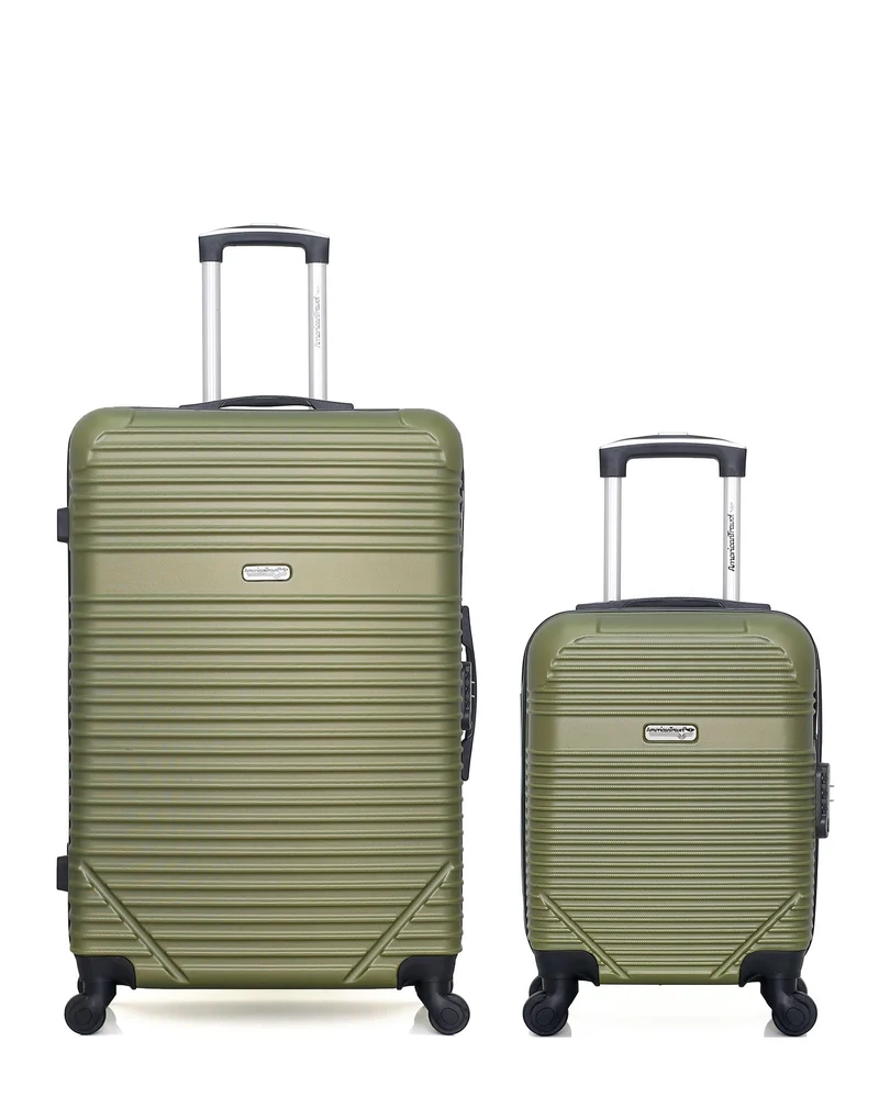 2er-Pack – Großer Koffer und Handgepäck XXS MEMPHIS