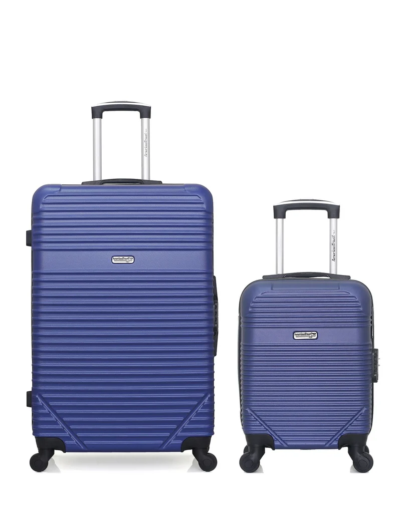 2er-Pack – Großer Koffer und Handgepäck XXS MEMPHIS