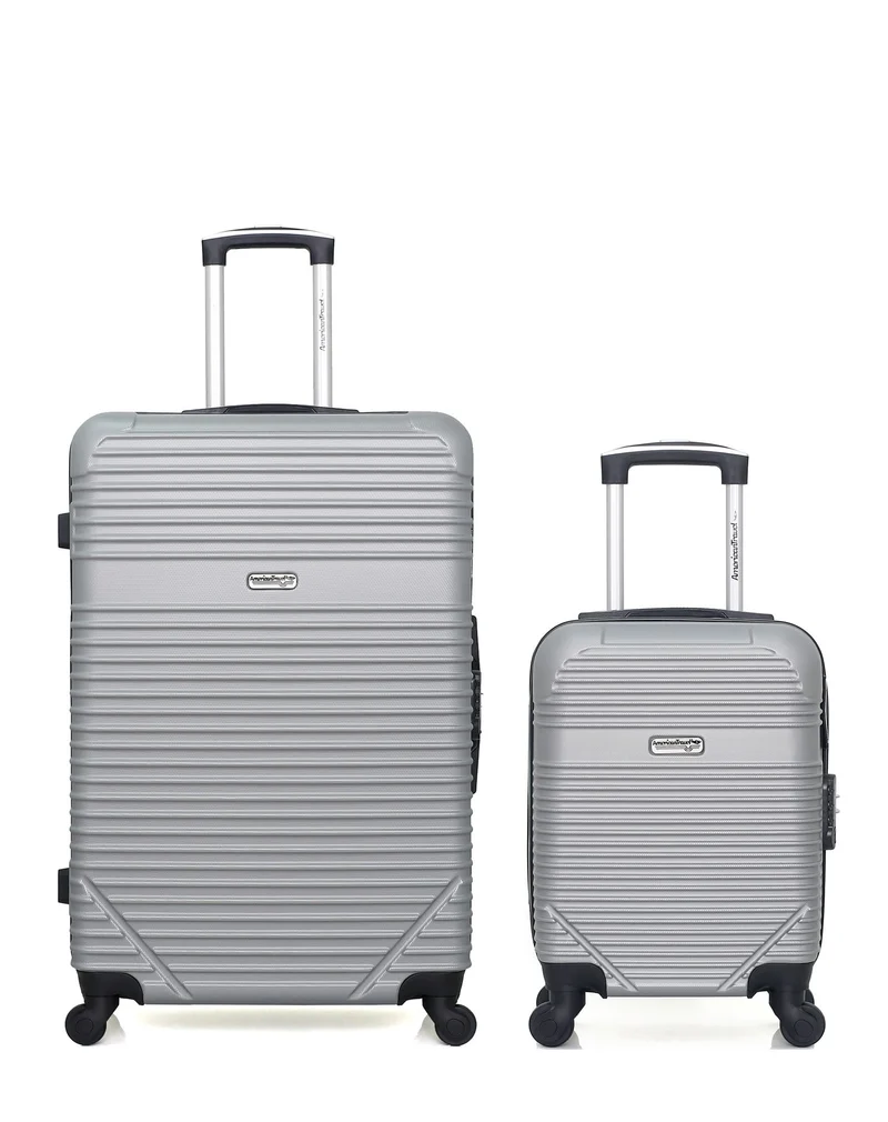 2er-Pack – Großer Koffer und Handgepäck XXS MEMPHIS