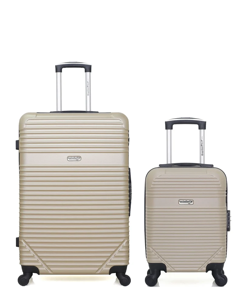 2er-Pack – Großer Koffer und Handgepäck XXS MEMPHIS