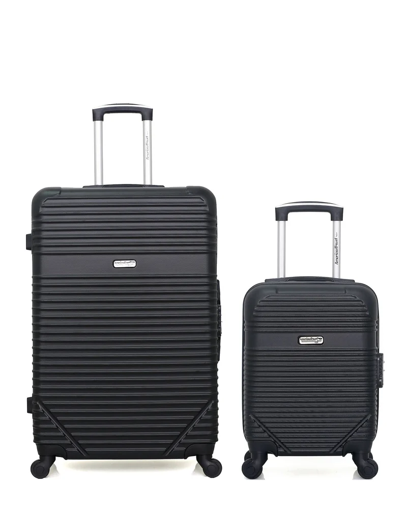 2er-Pack – Großer Koffer und Handgepäck XXS MEMPHIS