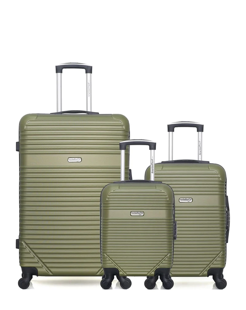 3er-Pack – Großer Koffer, Handgepäck und Handgepäck XXS MEMPHIS