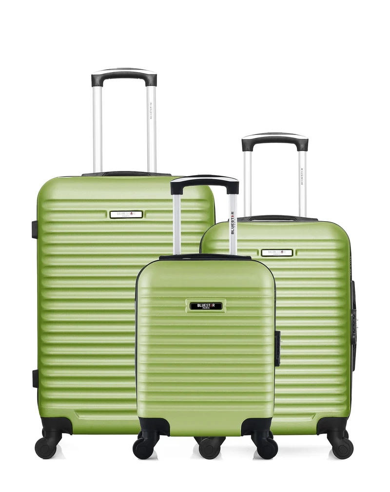 BLUESTAR – 3er-Pack – Mittelgroßer Koffer, Handgepäck und Handgepäck XXS BRAZILIA