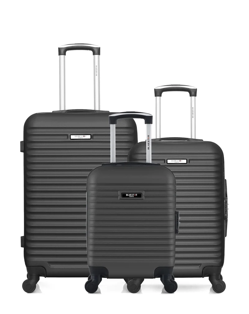 BLUESTAR – 3er-Pack – Mittelgroßer Koffer, Handgepäck und Handgepäck XXS BRAZILIA