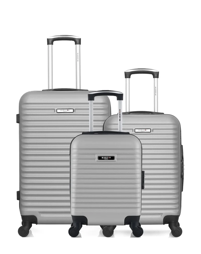 BLUESTAR – 3er-Pack – Mittelgroßer Koffer, Handgepäck und Handgepäck XXS BRAZILIA