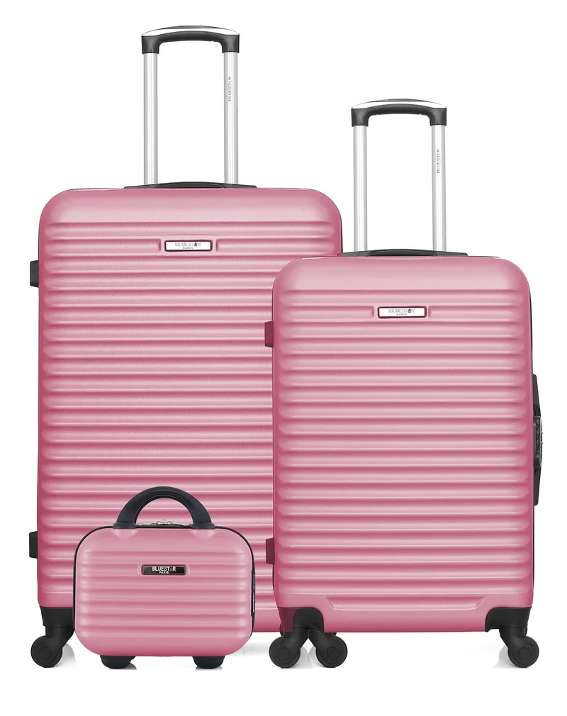 BLUESTAR – 3er-Pack - Großer, mittelgroßer und Kosmetikkoffer BRAZILIA