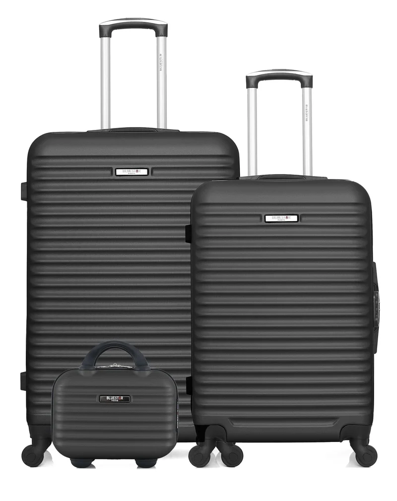 BLUESTAR – 3er-Pack - Großer, mittelgroßer und Kosmetikkoffer BRAZILIA