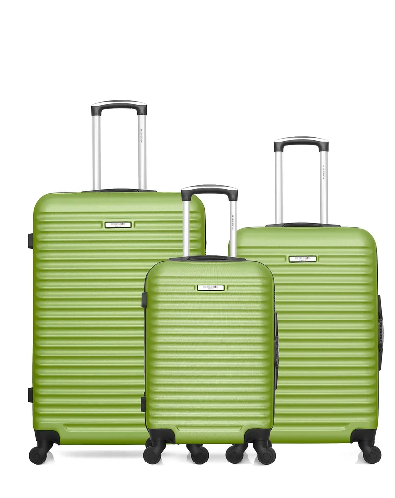 BLUESTAR – 3er-Pack - Großer, mittelgroßer und Handgepäck-Koffer BRAZILIA