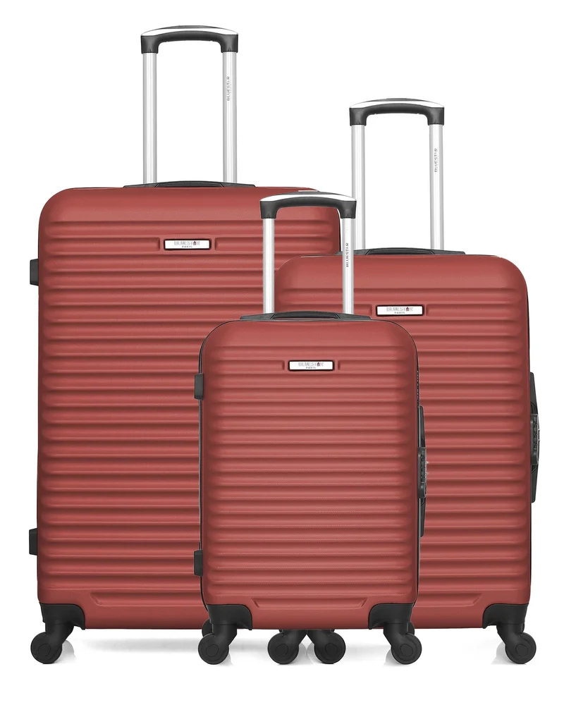 BLUESTAR – 3er-Pack - Großer, mittelgroßer und Handgepäck-Koffer BRAZILIA