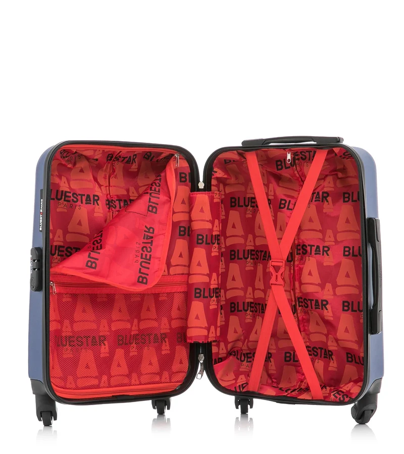 BLUESTAR – 3er-Pack - Handgepäck, Handgepäck XXS und Kosmetikkoffer BRAZILIA