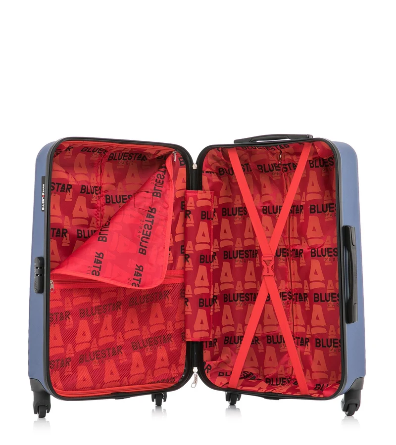BLUESTAR – 2er-Pack – Mittelgroßer Koffer und Handgepäck XXS BRAZILIA