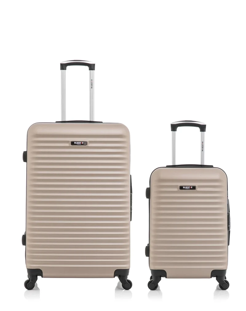 BLUESTAR - 2er-Pack - Großer Koffer und Handgepäck BRAZILIA
