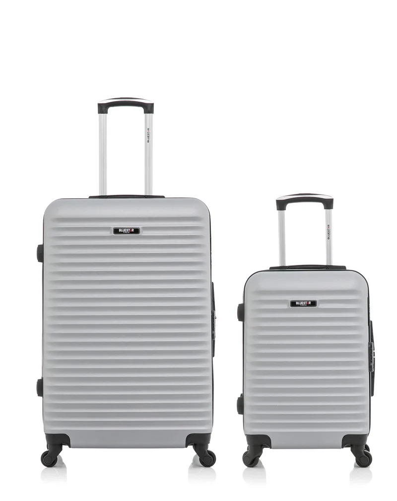 BLUESTAR - 2er-Pack - Großer Koffer und Handgepäck BRAZILIA