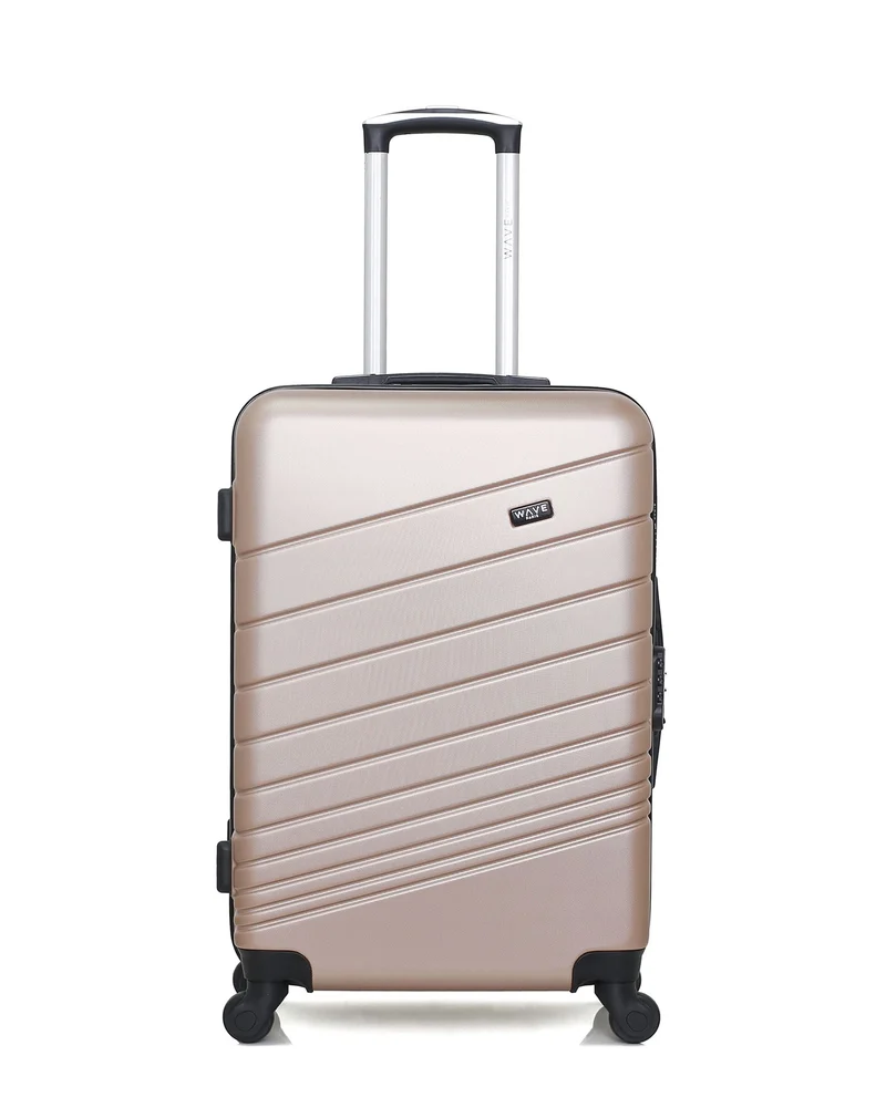 WAVE PARIS - 3er-Pack - Mittelgroßer Koffer, Handgepäck und Handgepäck XXS TIGRE